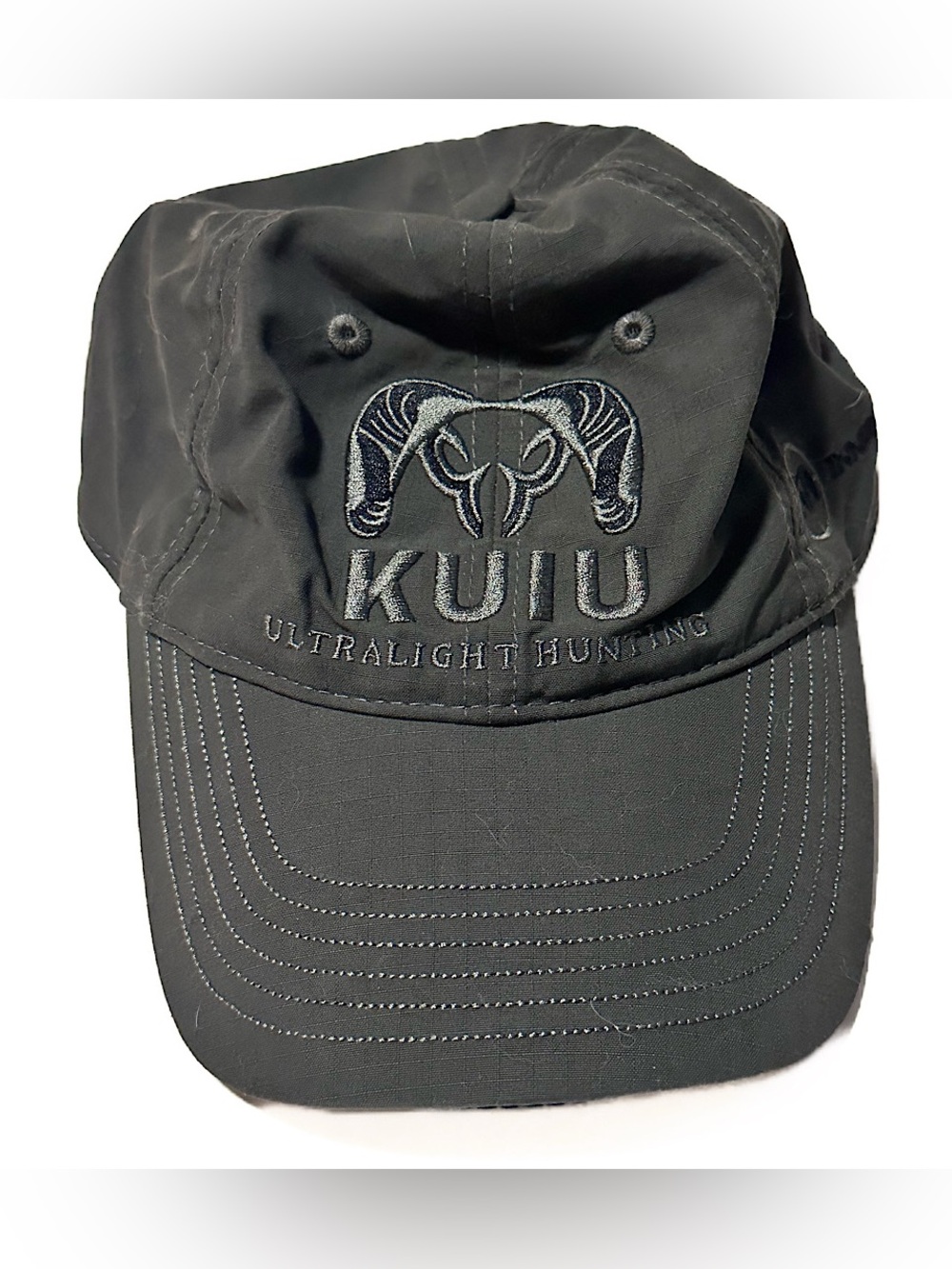 KUIU Ultralight Hunting Inner Circle Grey Adjustable One Size Adult Hat Cap
